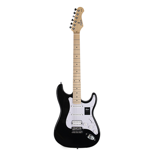 KOZMOS KGP-STG20HSS-BK Siyah Elektro Gitar + UNIQUE-MINI-BK 10W Amfi Başlangıç Paketi